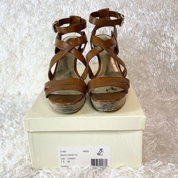 Coach Macey Vachetta Wedge Sandal in Women’s Size 7.5 - Picture 2 of 6